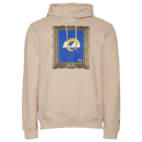 

New Era Mens Los Angeles Rams New Era Rams Art Pullover Hoodie - Mens Blue/Gold/Tan Size S