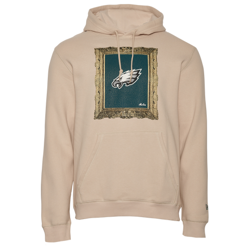 

New Era Mens Philadelphia Eagles New Era Eagles Art Pullover Hoodie - Mens Green/Gold/Tan Size M