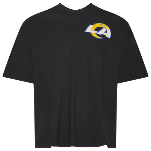 

New Era Mens Los Angeles Rams New Era Rams Big Logo T-Shirt - Mens Black Size S