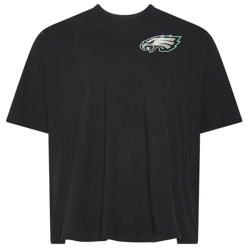

New Era Mens Philadelphia Eagles New Era Eagles Big Logo T-Shirt - Mens Black Size XL