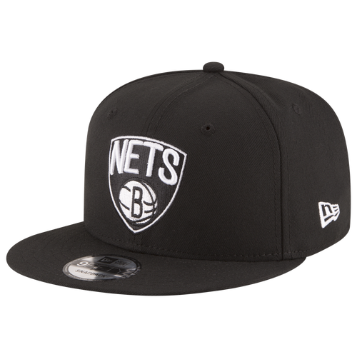 

New Era Mens Brooklyn Nets New Era Nets Bow Snapback - Mens Black/White Size One Size