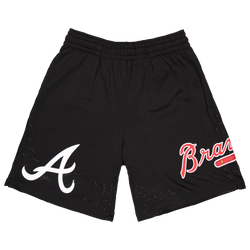 Men's - New Era Braves 865 Shorts - Black/Multi