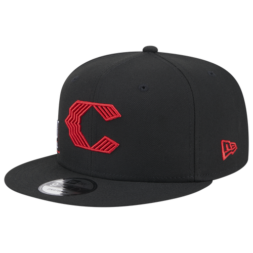 

New Era Mens Cincinnati Reds New Era Reds City Connect 22 Snapback - Mens Black Size One Size