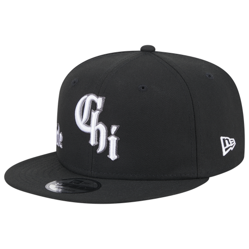 

New Era Mens Chicago White Sox New Era White Sox City Connect 22 Snapback - Mens Black Size One Size