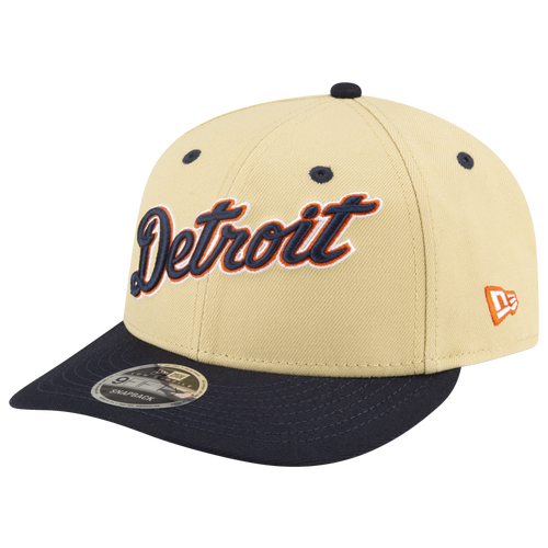 

New Era New Era Tigers Felt 9FIFTY Cap - Adult Tan/Navy Size One Size