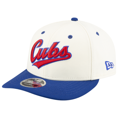 

New Era New Era Cubs Felt 9FIFTY Cap - Adult White/Blue Size One Size