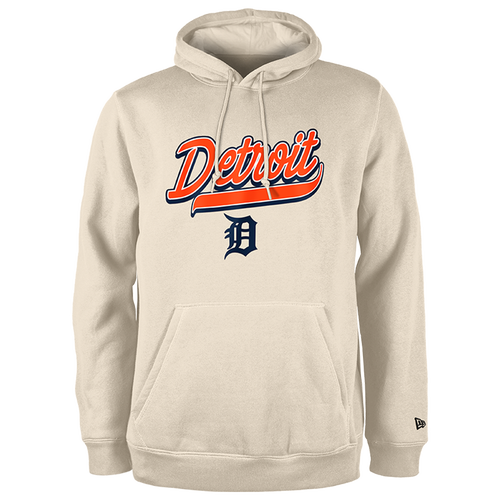 

New Era Mens New Era Tigers Hooded Pullover - Mens Tan/Tan Size XL