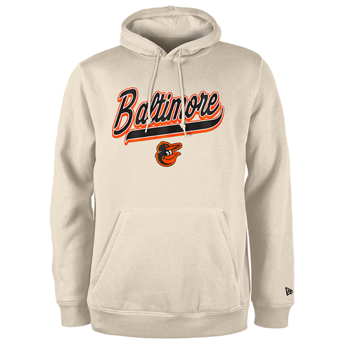 

New Era Mens New Era Orioles Hooded Pullover - Mens Tan/Tan Size M