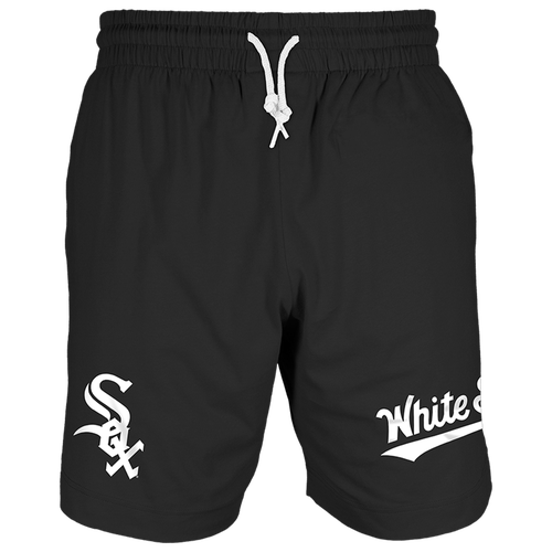 

New Era Mens New Era White Sox 7" Fitted OTC Shorts - Mens Black/Black Size XXL