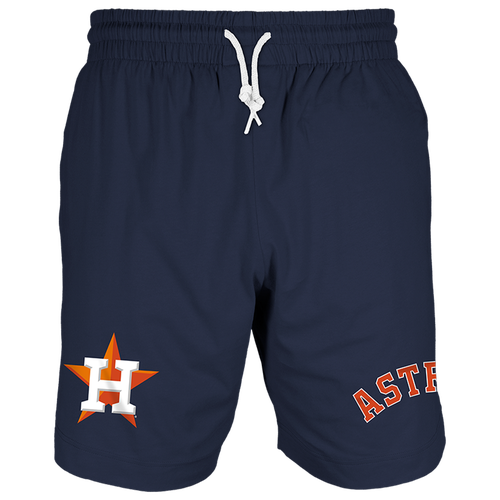 

New Era Mens New Era Astros 7" Fitted OTC Shorts - Mens Navy/Navy Size L