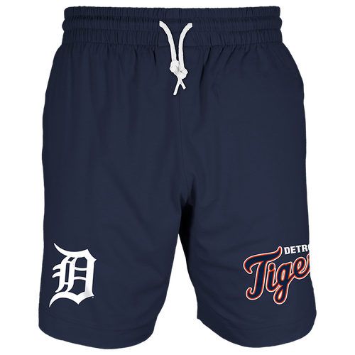 

New Era Mens New Era Tigers 7" Fitted OTC Shorts - Mens Navy/Navy Size L