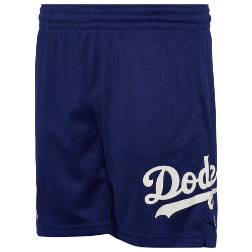 

New Era Mens New Era Dodgers 7" Fitted OTC Shorts - Mens Blue/Blue Size L