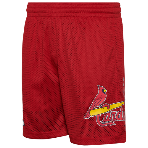 

New Era Mens New Era Cardinals 7" Fitted OTC Shorts - Mens Red/Red Size M