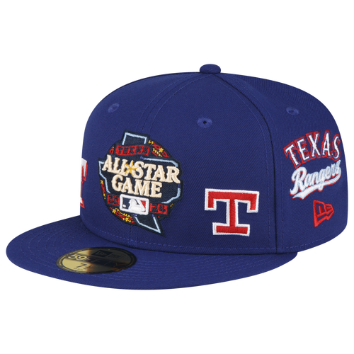 

New Era Mens New Era Rangers 59Fifty MLB24 ASG Multi Fitted - Mens Navy/Navy Size 7