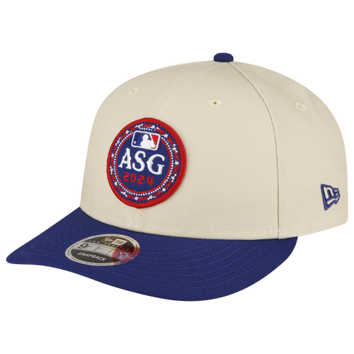 

New Era Mens New Era All-Star Game 9Fifty MLB24 Circle Snap - Mens Beige/Navy Size One Size