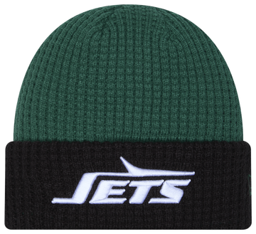 New Era Jets Waffled Knit Hat