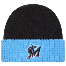 god selection× NEW ERA KNIT CAP New Era Mets Waffled Knit Hat | Champs Sports