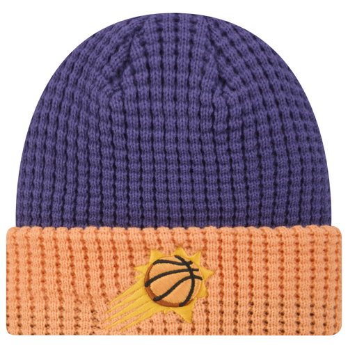 New Era Phoenix Suns  Suns Waffled Knit Hat In Purple/orange