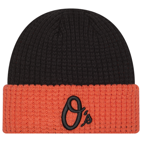 

New Era Baltimore Orioles New Era Orioles Waffled Knit Hat - Adult Orange/Black Size One Size