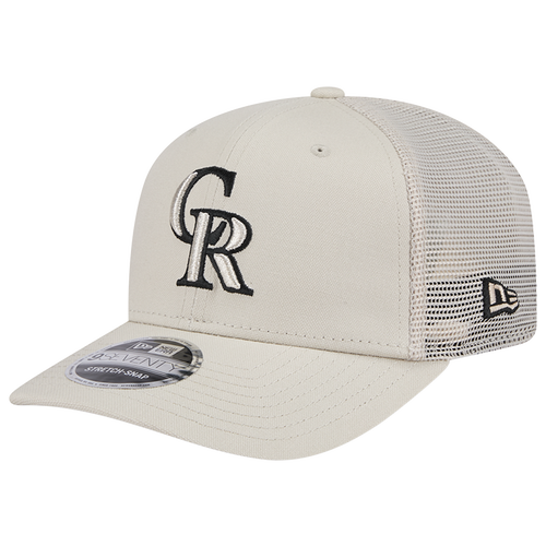 

New Era Colorado Rockies New Era Rockies Perf 970 Adjustable Cap - Adult Khaki/White Size One Size