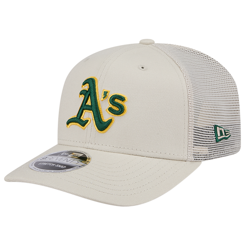 

New Era Oakland Athletics New Era As Perf 970 Adjustable Cap - Adult White/Khaki Size One Size