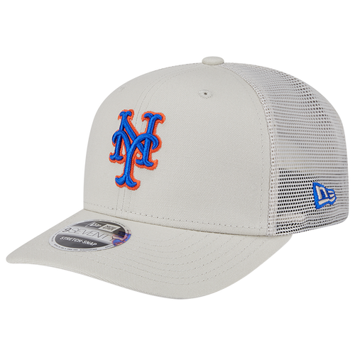 

New Era New York Mets New Era Mets Perf 970 Adjustable Cap - Adult White/Khaki Size One Size