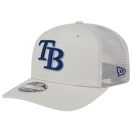 New Era Tampa Bay Rays  Rays Perf 970 Adjustable Cap In White/khaki