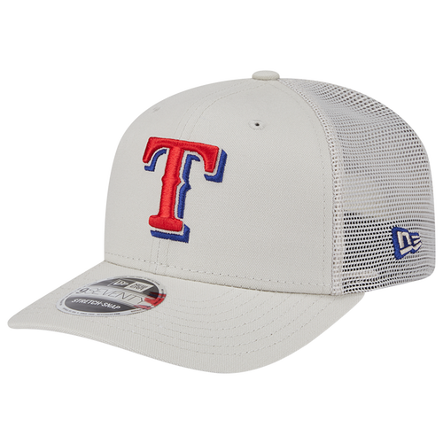 

New Era Texas Rangers New Era Texans Perf 970 Adjustable Cap - Adult Khaki/White Size One Size