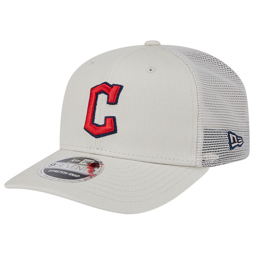 

New Era Cleveland Guardians New Era Guardians Perf 970 Adjustable Cap - Adult White/Khaki Size One Size