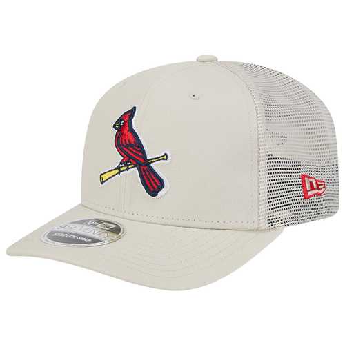 

New Era St. Louis Cardinals New Era Cardinals Perf 970 Adjustable Cap - Adult Khaki/White Size One Size