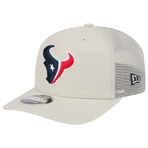 New Era Houston Texans  Texans Perf 970 Adjustable Cap In Khaki/white