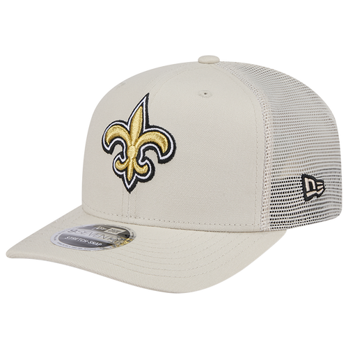 

New Era New Orleans Saints New Era Saints Perf 970 Adjustable Cap - Adult White/Khaki Size One Size