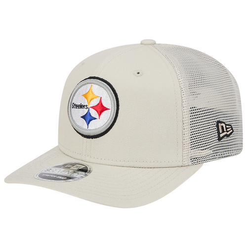 

New Era Pittsburgh Steelers New Era Rams Perf 970 Adjustable Cap - Adult Khaki/White Size One Size