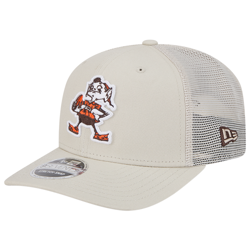 

New Era Cleveland Browns New Era Browns Perf 970 Adjustable Cap - Adult Khaki/White Size One Size