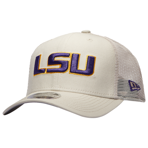 New Era Lsu Otc 970 Perform Cap In Khaki/white