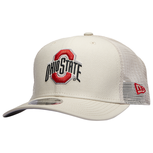 Shop New Era Ohio State Buckeyes  Ohio State Otc 9seventy Perform Cap In Khaki/white