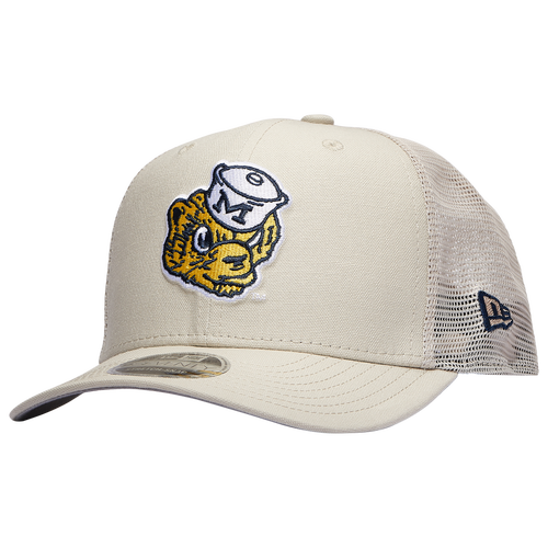 

New Era New Era Michigan OTC 970 Perform Cap - Adult White/Khaki Size One Size