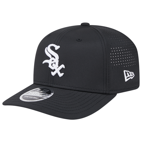 

New Era Chicago White Sox New Era White Sox Perf 970 Adjustable Cap - Adult White/Black Size One Size