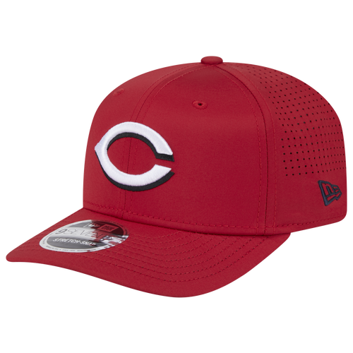 

New Era Cincinnati Reds New Era Reds Perf 970 Adjustable Cap - Adult White/Red Size One Size