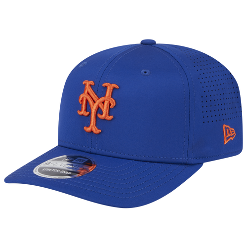 

New Era New York Mets New Era Mets Perf 970 Adjustable Cap - Adult Blue/Orange Size One Size