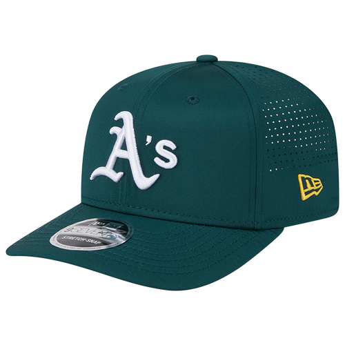 

New Era Oakland Athletics New Era As Perf 970 Adjustable Cap - Adult White/Green Size One Size