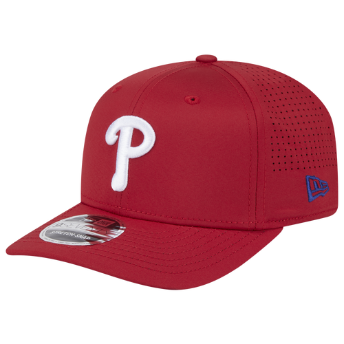 

New Era Philadelphia Phillies New Era Phillies Perf 970 Adjustable Cap - Adult Red/White Size One Size