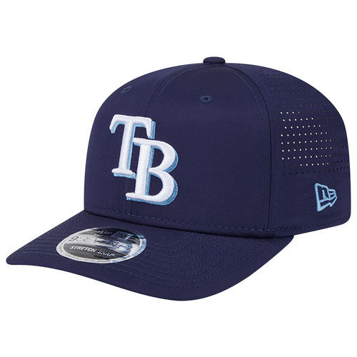 

New Era Tampa Bay Rays New Era Rays Perf 970 Adjustable Cap - Adult White/Navy Size One Size