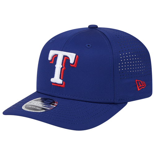 

New Era Texas Rangers New Era Texans Perf 970 Adjustable Cap - Adult Blue/White Size One Size