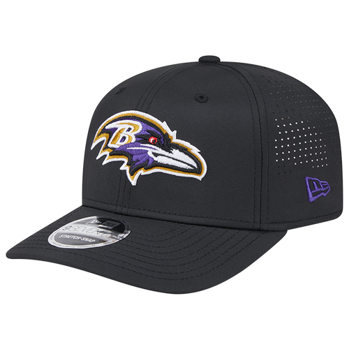 

New Era Baltimore Ravens New Era Ravens Perf 970 Adjustable Cap - Adult White/Black Size One Size