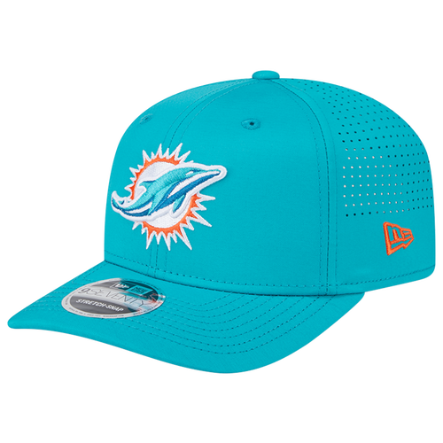 

New Era Miami Dolphins New Era Dolphins Perf 970 Adjustable Cap - Adult Teal/White Size One Size