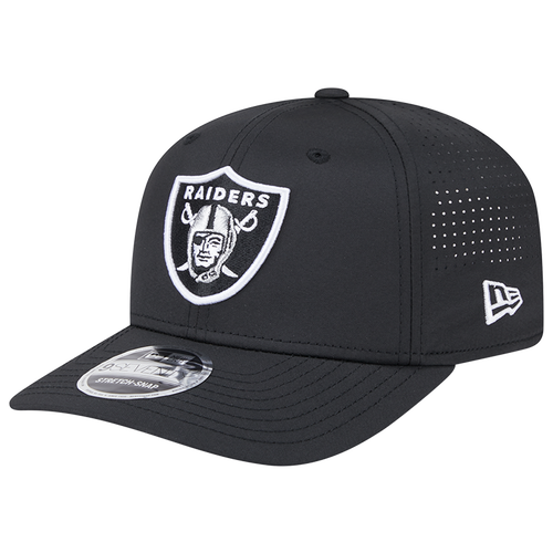 

New Era Oakland Raiders New Era Raiders Perf 970 Adjustable Cap - Adult White/Black Size One Size