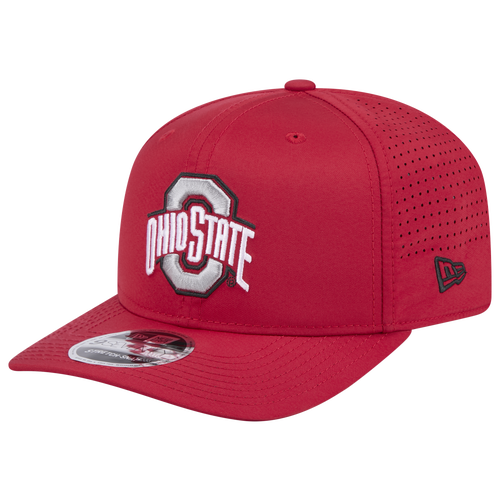 

New Era Ohio New Era Ohio State OTC 970 Perform Cap - Adult White/Red Size One Size