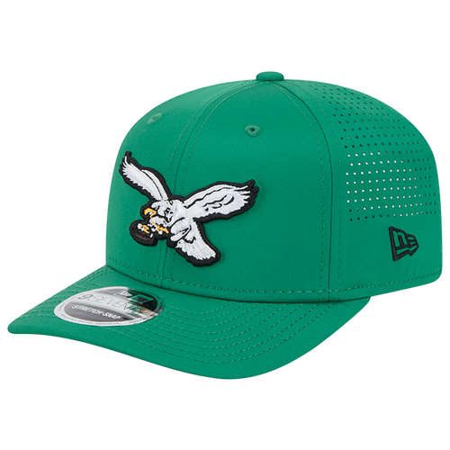 

New Era Philadelphia Eagles New Era Eagles Perf 970 Adjustable Cap - Adult White/Green Size One Size