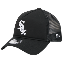 Men's - New Era White Sox 940 A Frame Trucker EG - Black/White